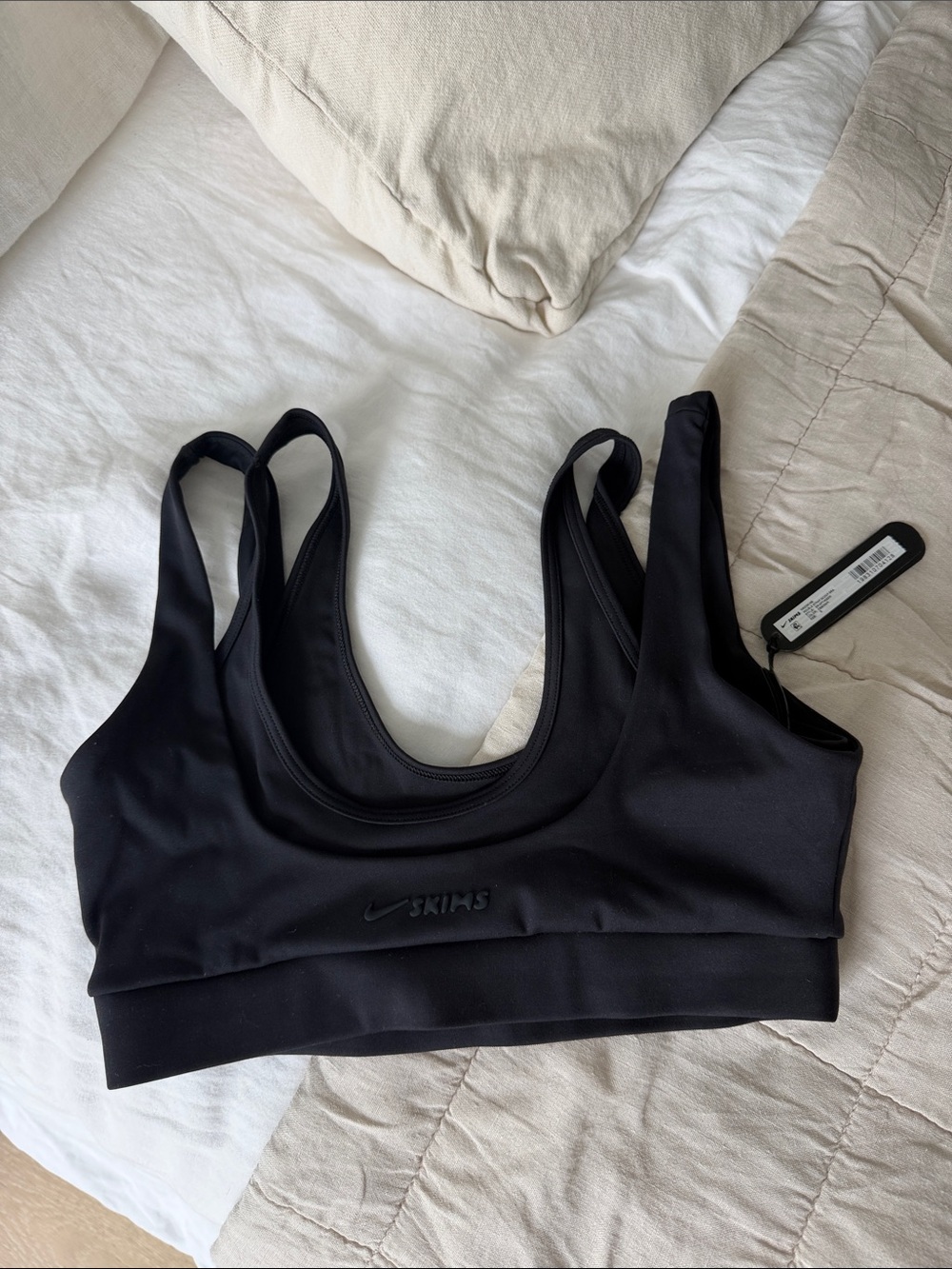 Nike Black Double-Strap Sports Bra